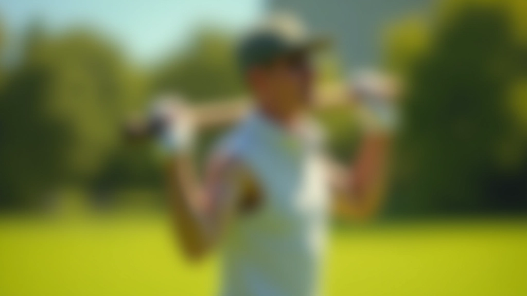 لاعب يمارس ضربة دقيقة في ملعب الكروكيه مع التركيز على وضعية المطرقة
